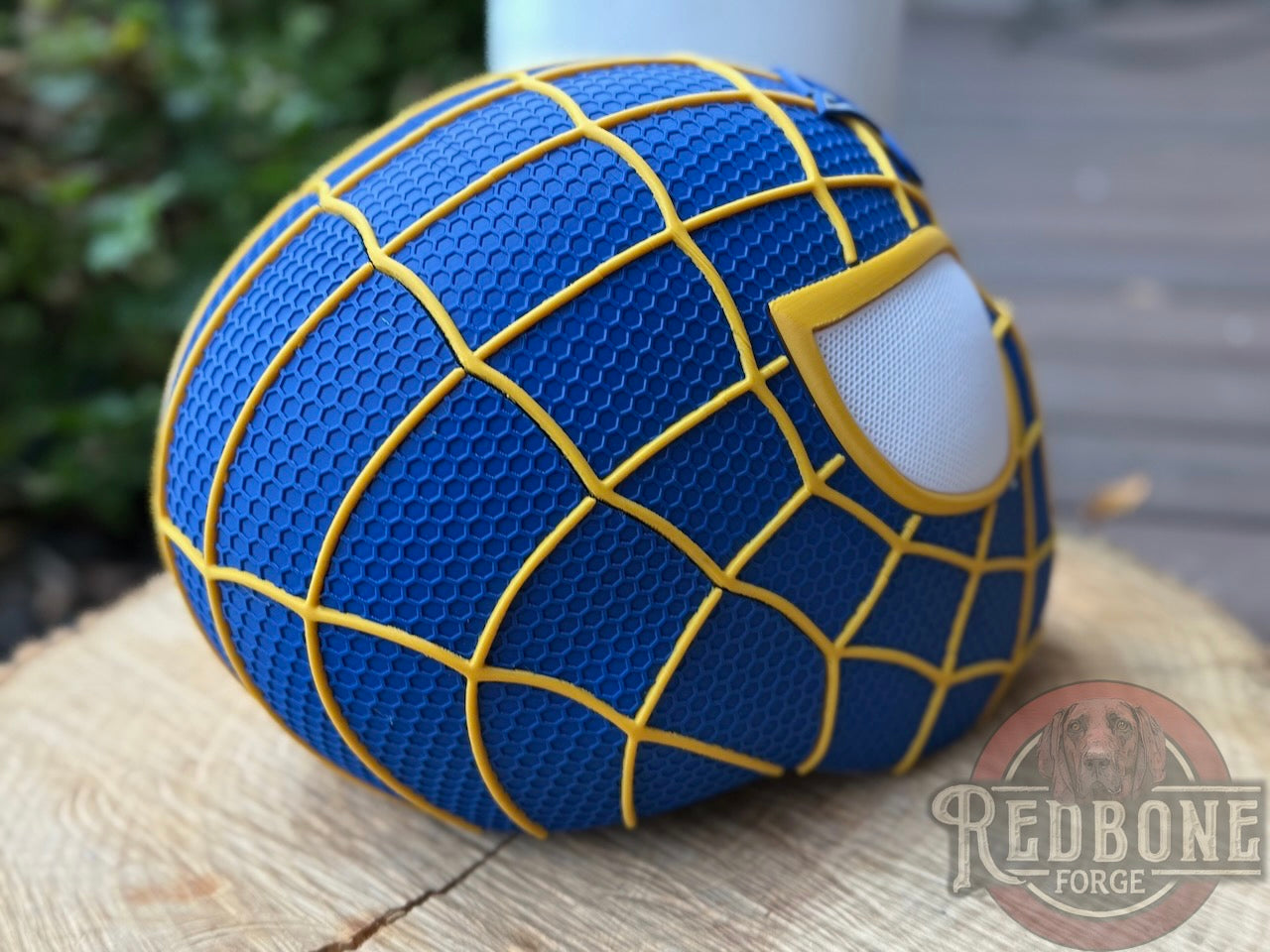 St. Louis-Inspired Hockey Web Slinger Mask