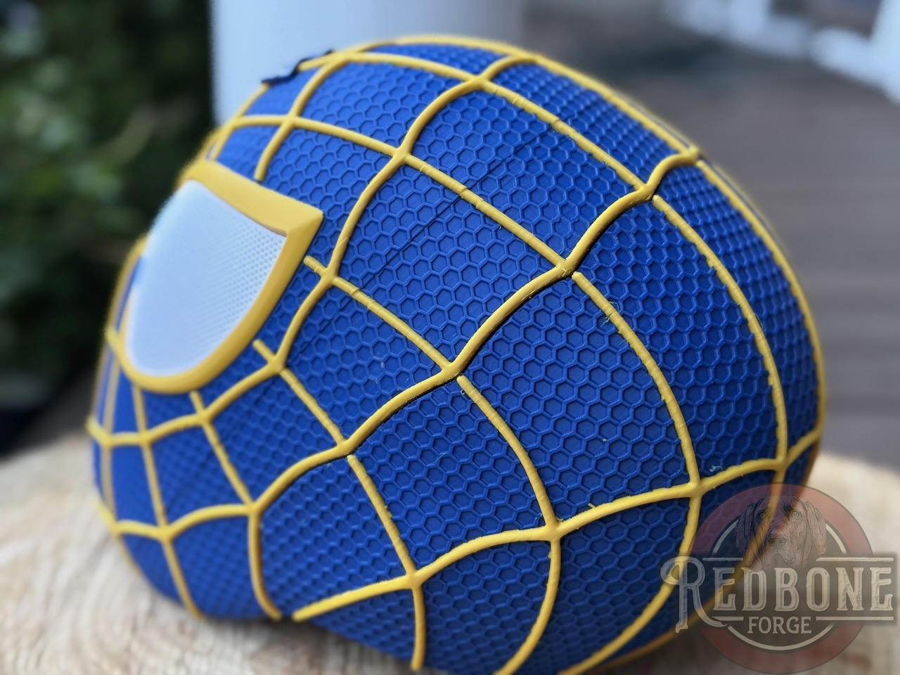 St. Louis-Inspired Hockey Web Slinger Mask