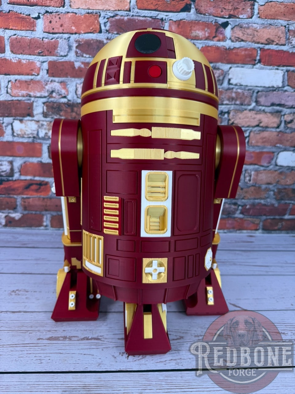 Custom Themed Astromech Shelf Droid