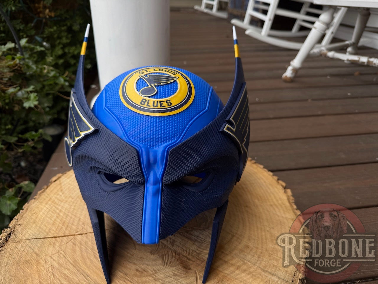 St. Louis Inspired Blue & Yellow Mutant Cowl