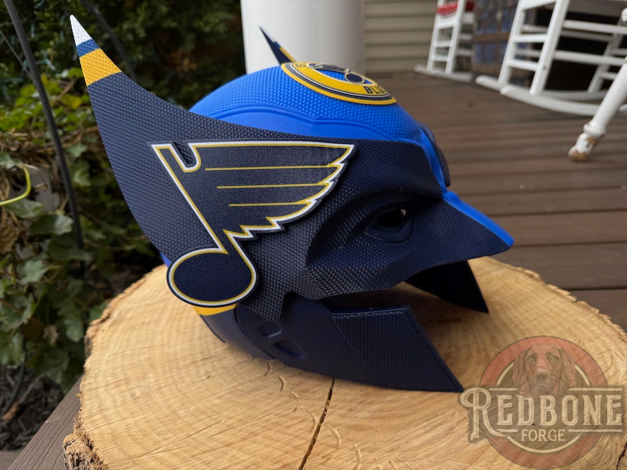 St. Louis Inspired Blue & Yellow Mutant Cowl