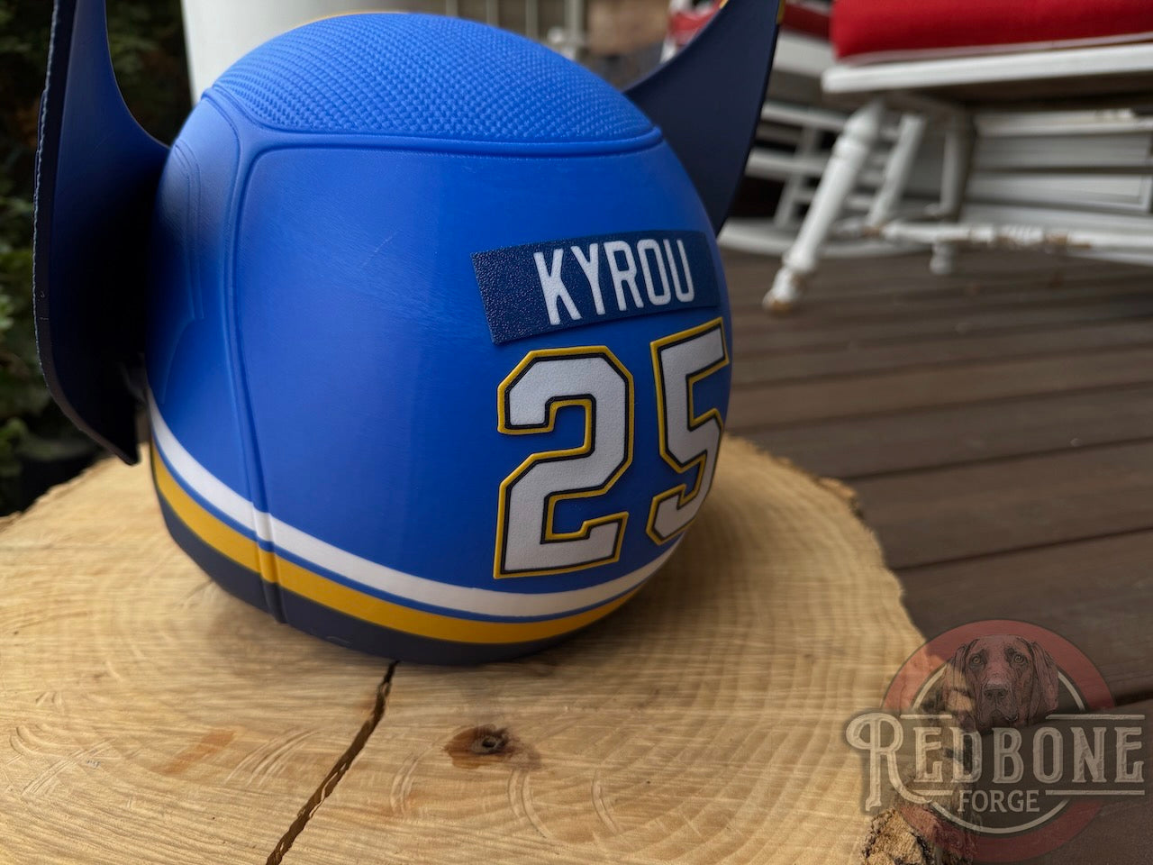 St. Louis Inspired Blue & Yellow Mutant Cowl