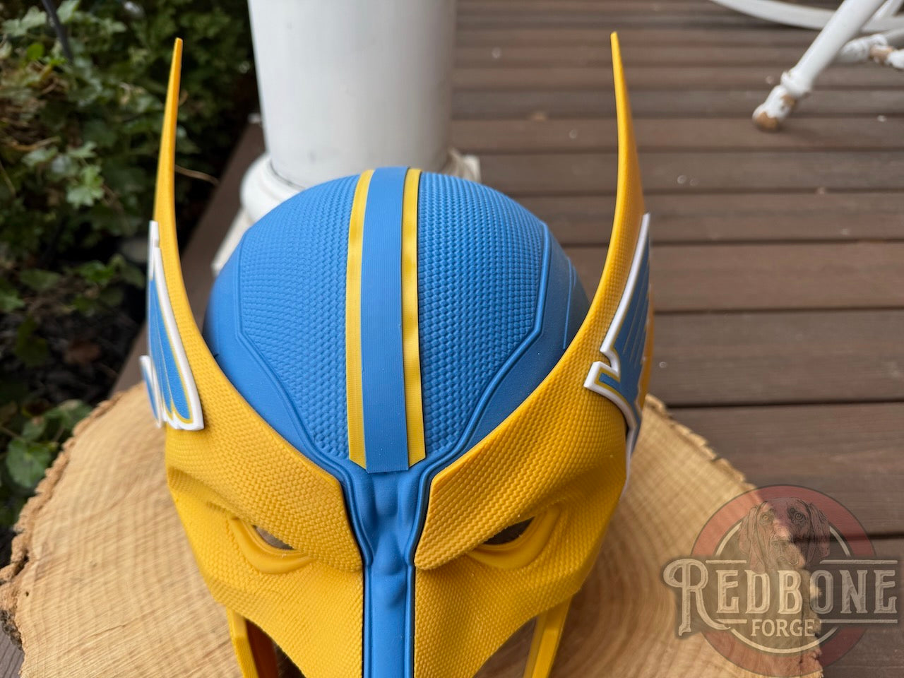 St. Louis Inspired Retro Blue & Yellow Mutant Cowl