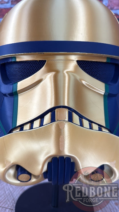 Notre Dame -Inspired Fighting Irish Stormtrooper Helmet