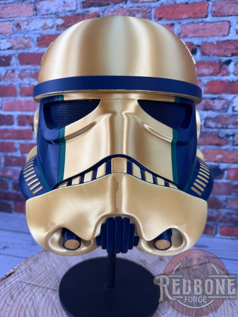 Notre Dame -Inspired Fighting Irish Stormtrooper Helmet