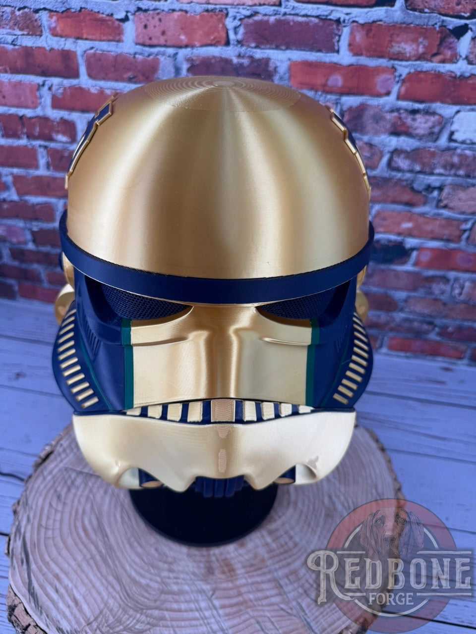 Notre Dame -Inspired Fighting Irish Stormtrooper Helmet