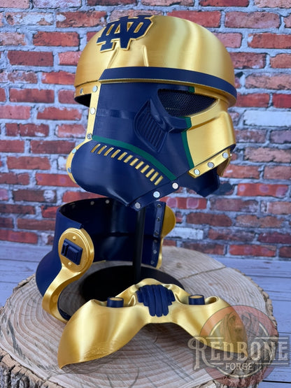 Notre Dame -Inspired Fighting Irish Stormtrooper Helmet