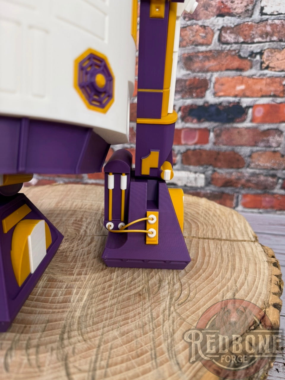 Vikings -Inspired R2 Minnesota Purple & Gold Astromech Droid