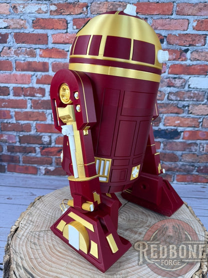 San Francisco-Inspired R2 49ers Red & Gold Astromech Droid