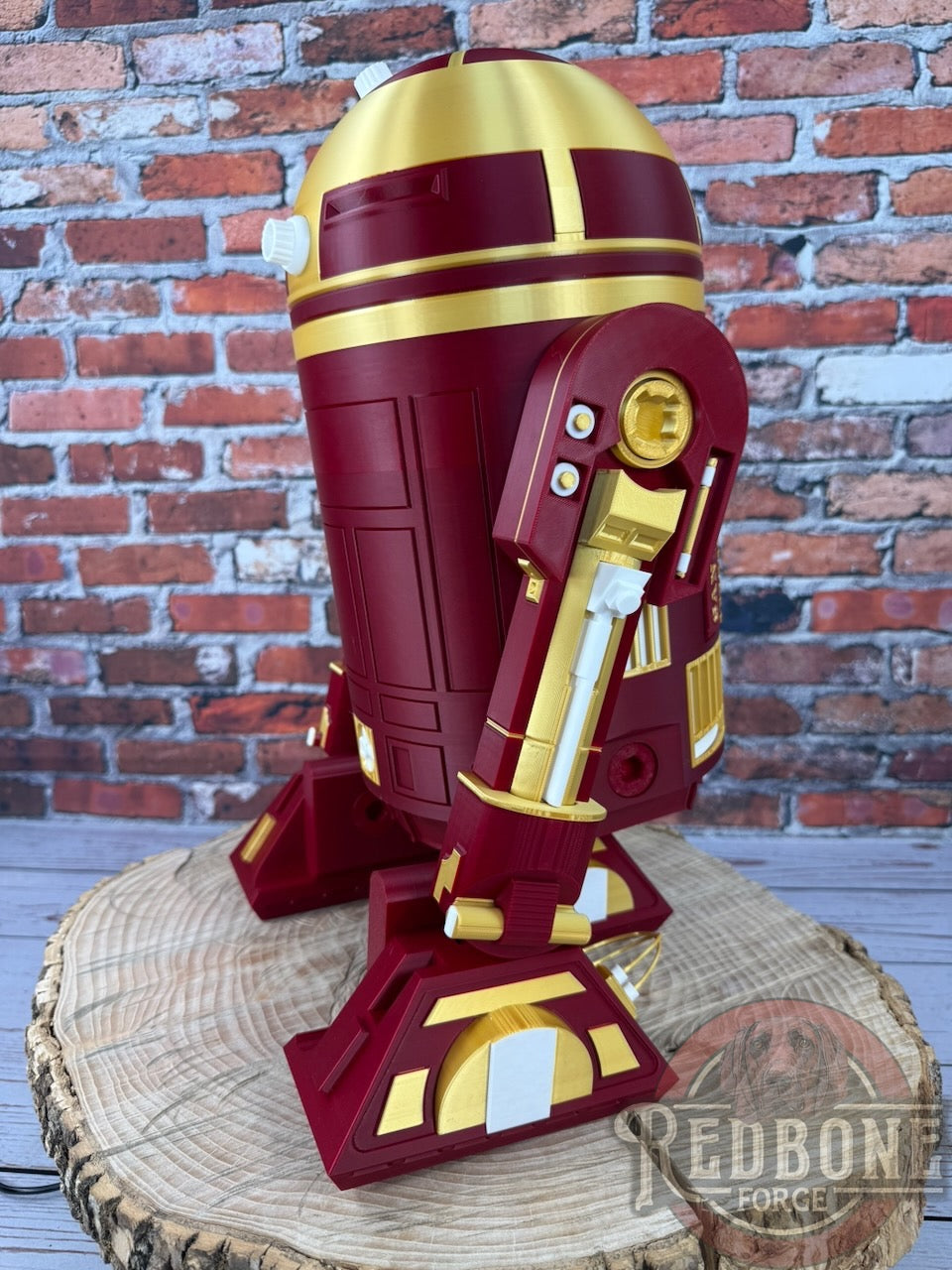 San Francisco-Inspired R2 49ers Red & Gold Astromech Droid