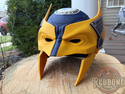 St. Louis Inspired Navy Blue & Yellow Mutant Cowl