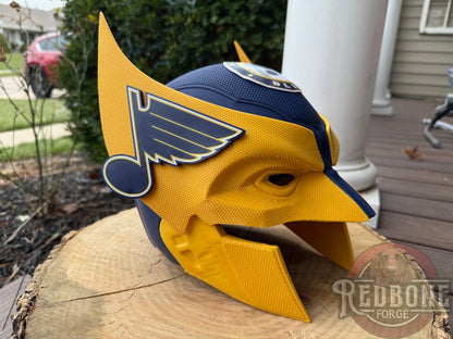 St. Louis Inspired Navy Blue & Yellow Mutant Cowl