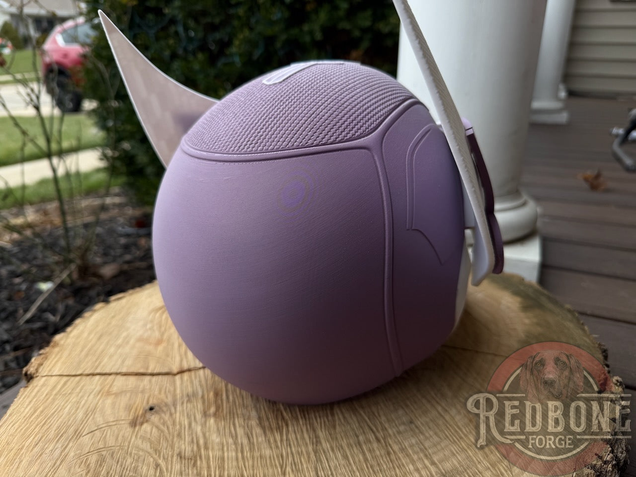 St. Louis Inspired Purple & White  Puck Cancer Mutant Cowl