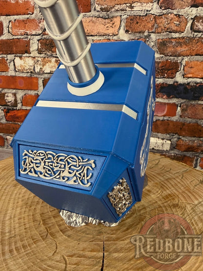 Detroit -Inspired Lions Mjolnir Thor Hammer