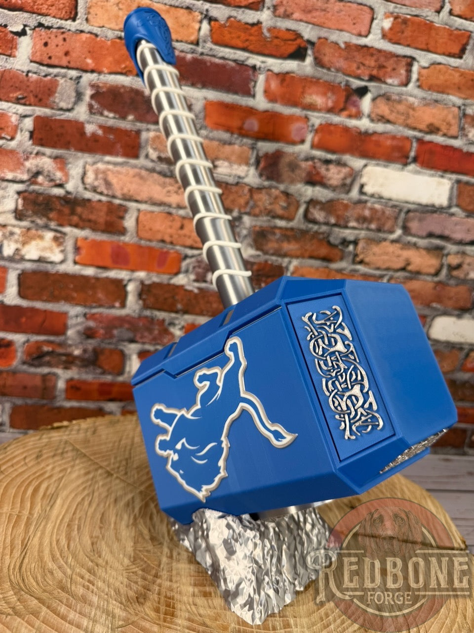 Detroit -Inspired Lions Mjolnir Thor Hammer