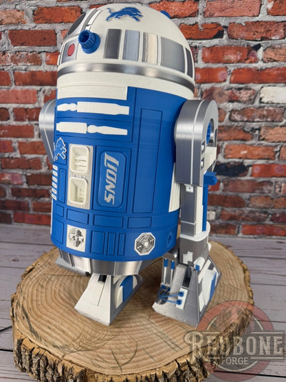 Detroit-Inspired R2 49ers Lions Astromech Droid