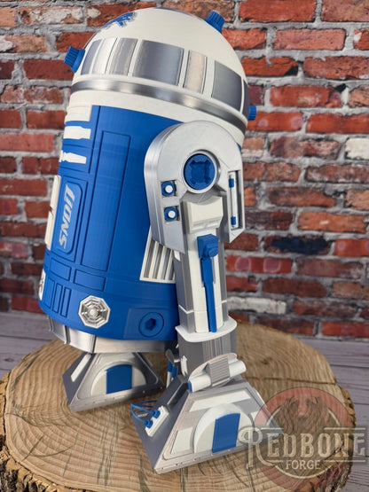 Detroit-Inspired R2 49ers Lions Astromech Droid