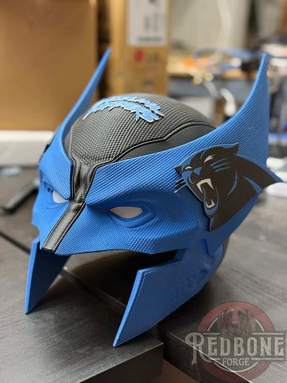 Carolina Panthers Wolverine 3D Printed Helmet