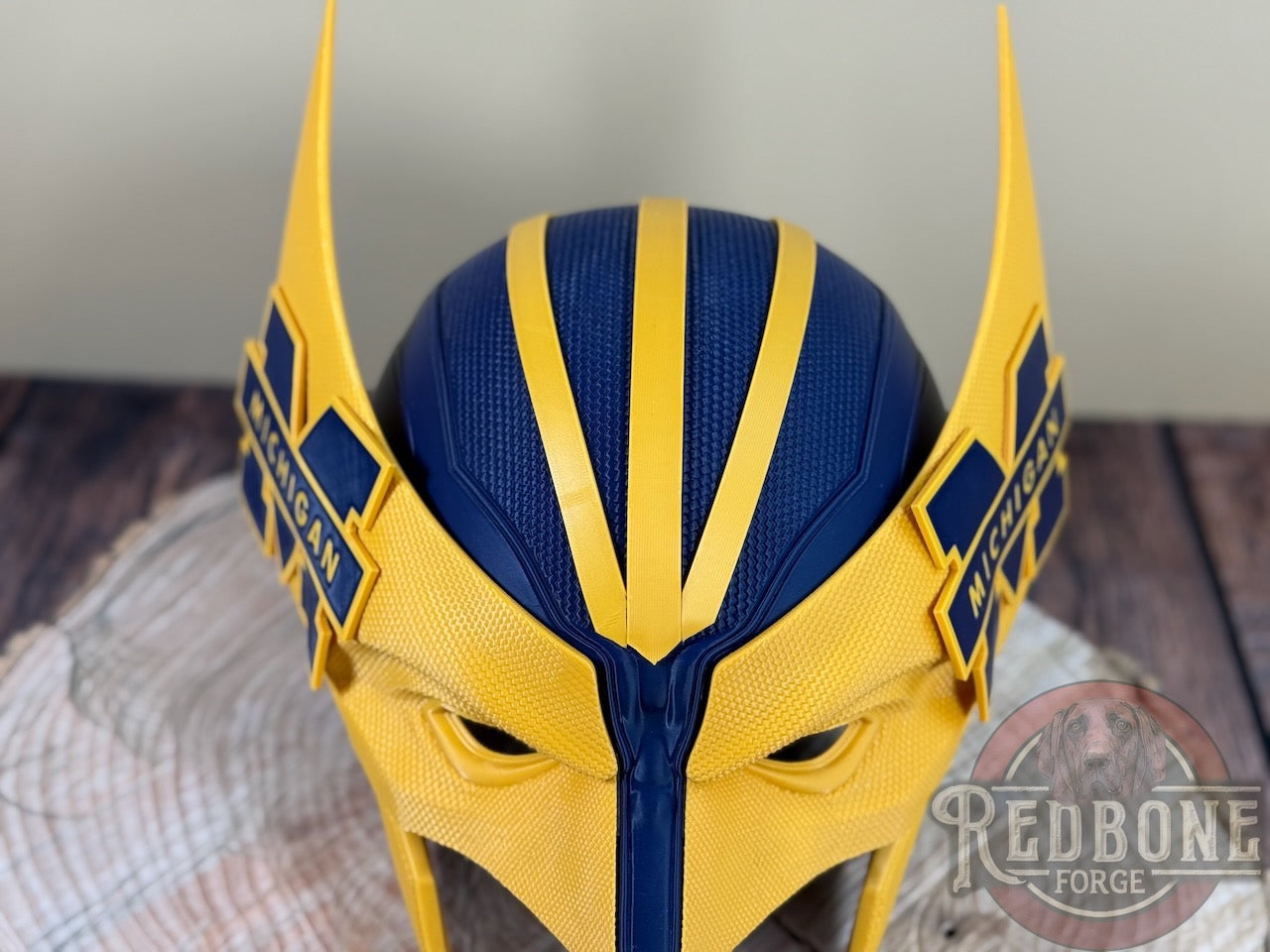 Michigan-Inspired Navy Blue & Gold Mutant Cowl
