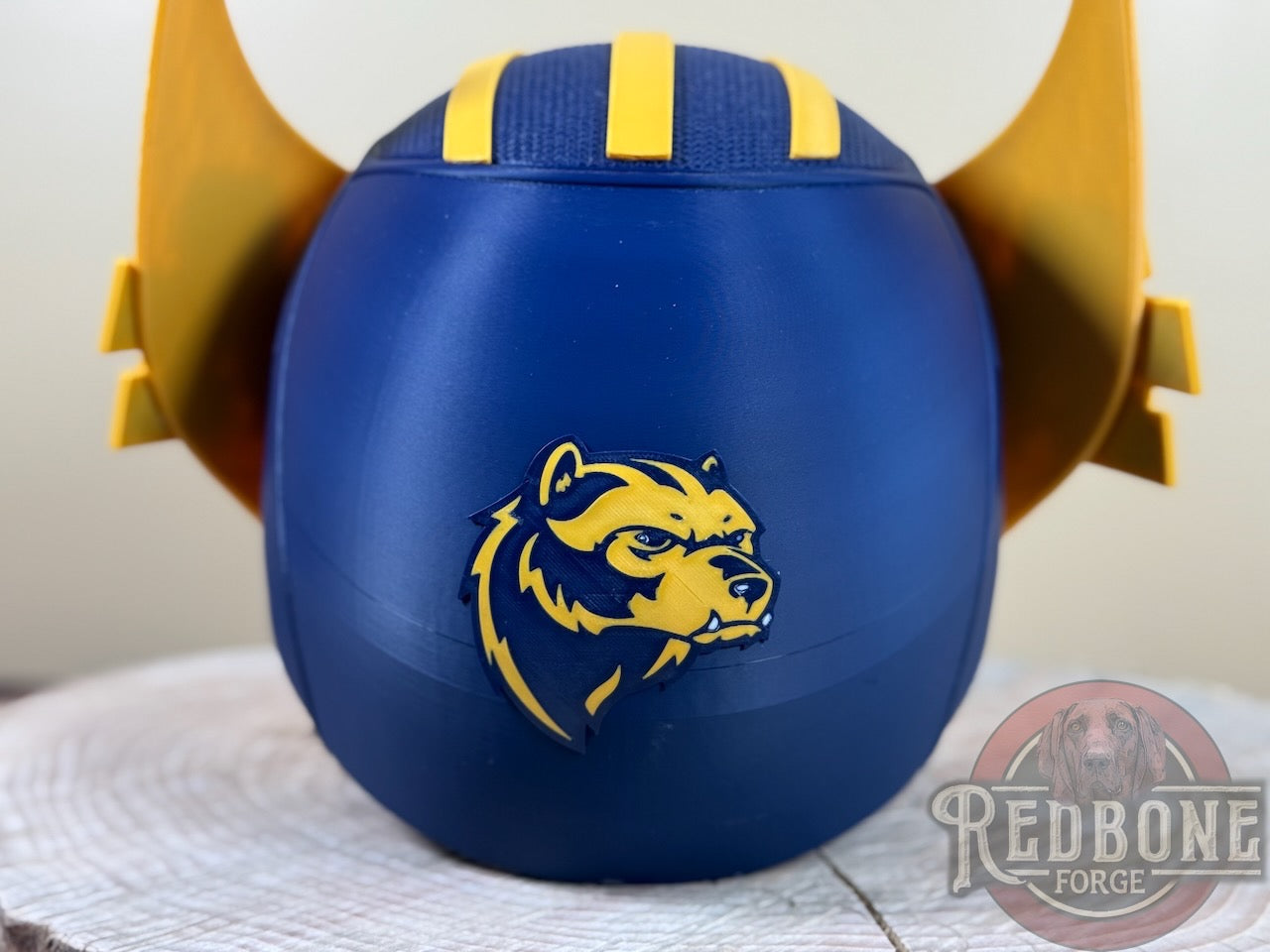 Michigan-Inspired Navy Blue & Gold Mutant Cowl