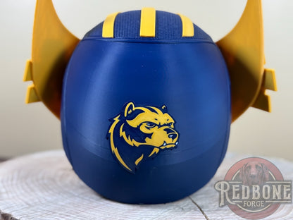 Michigan-Inspired Navy Blue & Gold Mutant Cowl