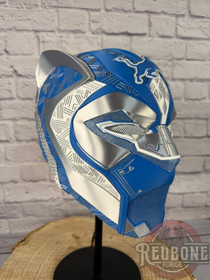 Detroit Inspired Lions Tribal Cat Warrior Helmet