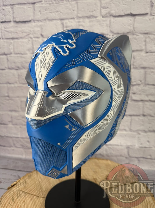 Detroit Inspired Lions Tribal Cat Warrior Helmet