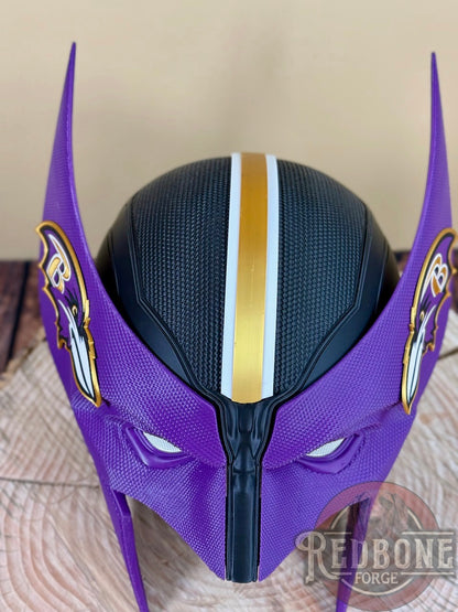 Baltimore-Inspired Black & Purple Mutant Cowl