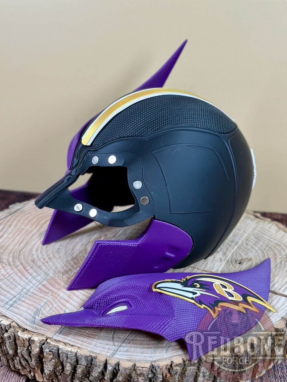 Baltimore-Inspired Black & Purple Mutant Cowl