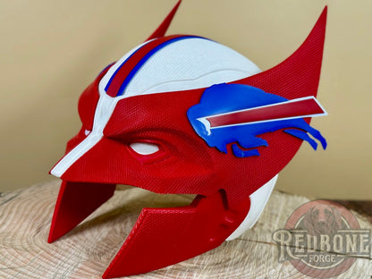 Buffalo-Inspired Red, White, & Blue Mutant Cowl