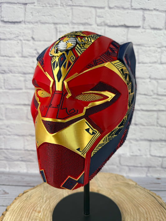 USMC Inspired Marines Tribal Cat Warrior Helmet