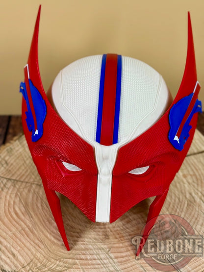 Buffalo-Inspired Red, White, & Blue Mutant Cowl