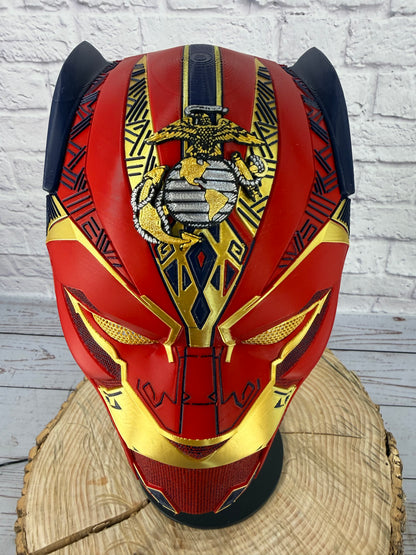 USMC Inspired Marines Tribal Cat Warrior Helmet