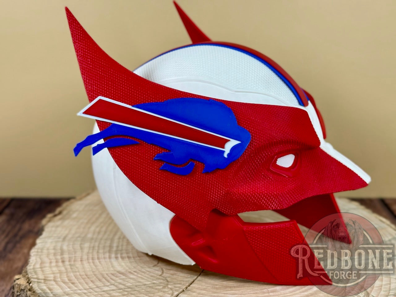 Buffalo-Inspired Red, White, & Blue Mutant Cowl