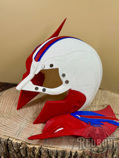 Buffalo-Inspired Red, White, & Blue Mutant Cowl