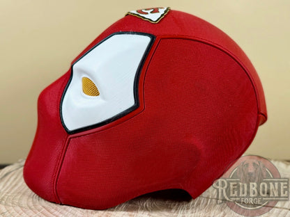 Kansas City Chiefs Deadpool Red & White 3D Printed Helmet
