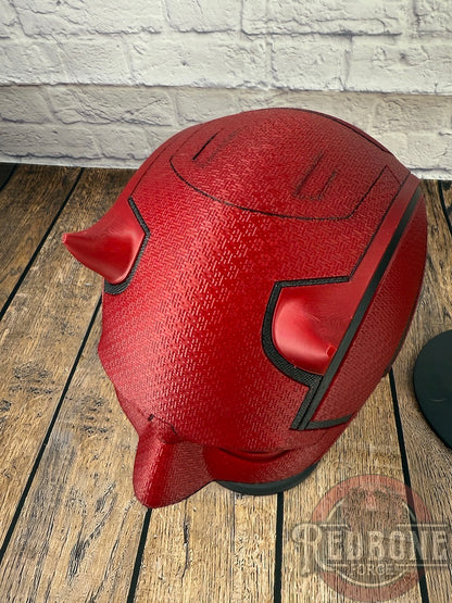 Red or Maroon Blind Devil Helmet