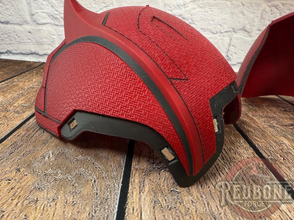Red or Maroon Blind Devil Helmet