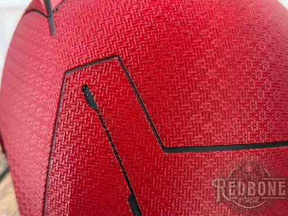 Red or Maroon Blind Devil Helmet