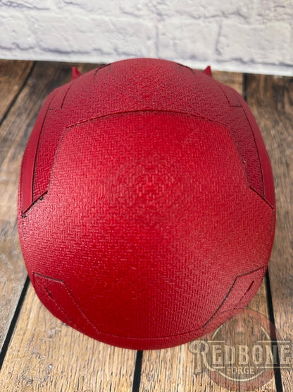 Red or Maroon Blind Devil Helmet