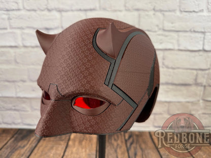Red or Maroon Blind Devil Helmet