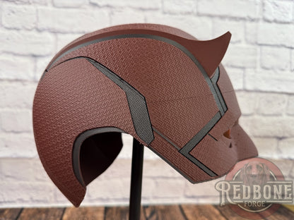 Red or Maroon Blind Devil Helmet