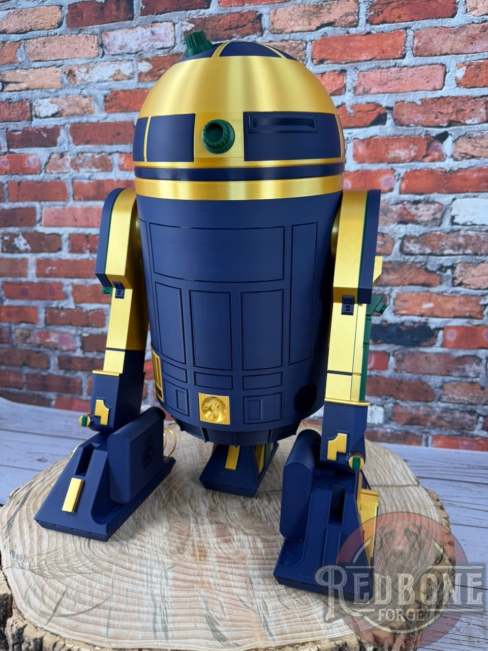 Notre Dame Inspired R2 Fighting Irish Astromech Droid