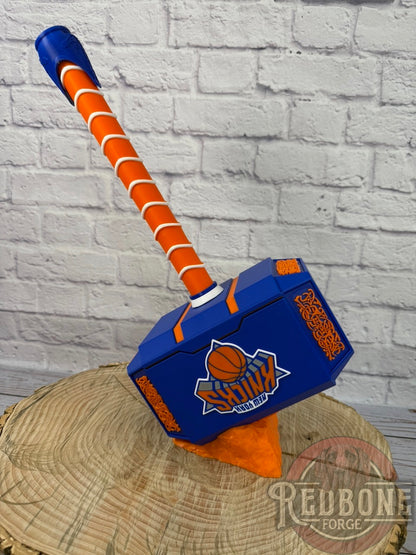 NY -Inspired Knicks Championship Mjolnir Thor Hammer