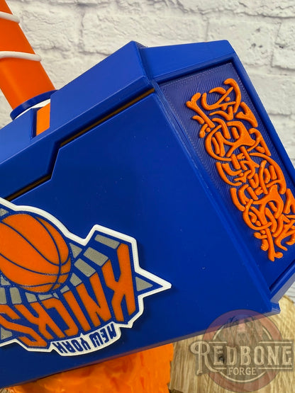 NY -Inspired Knicks Championship Mjolnir Thor Hammer