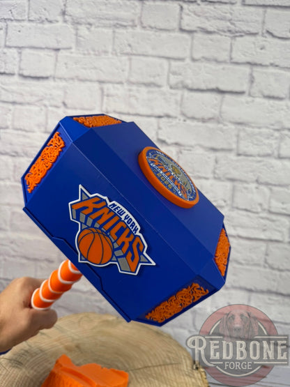 NY -Inspired Knicks Championship Mjolnir Thor Hammer