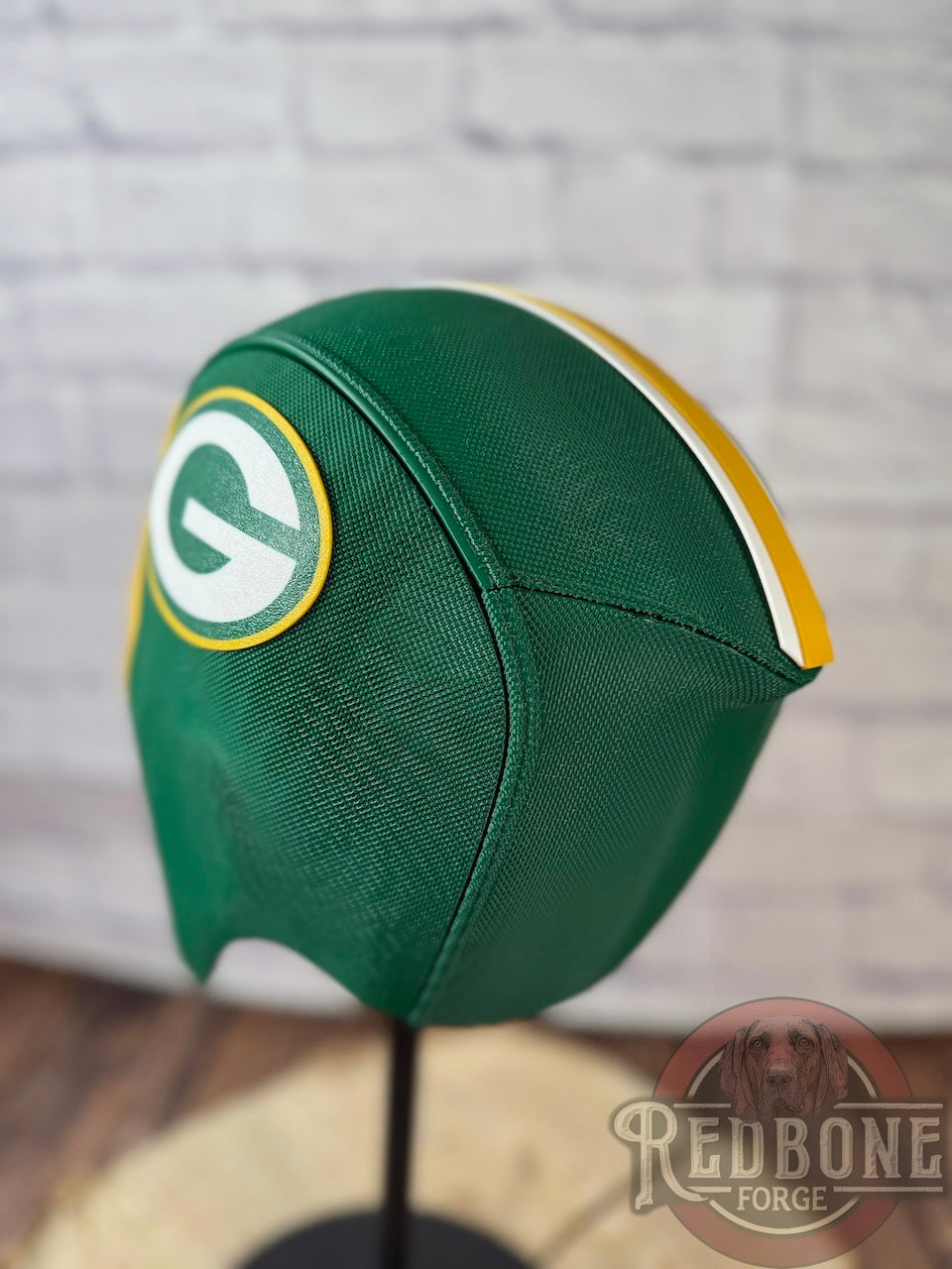 Green Bay-Inspired Green & Yellow Masked Mercenary Mask