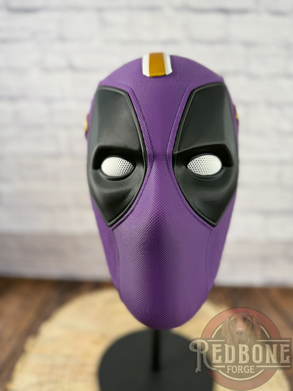 Baltimore-Inspired Purple & Black Masked Mercenary Mask