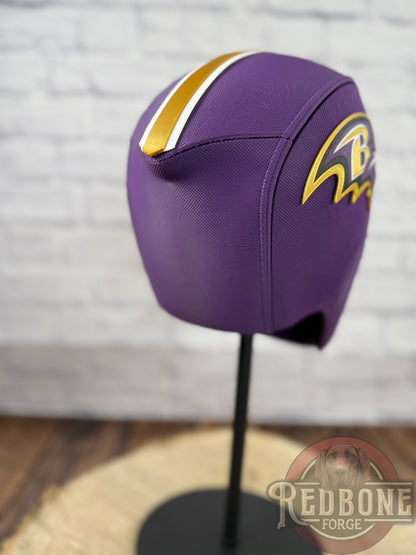 Baltimore-Inspired Purple & Black Masked Mercenary Mask