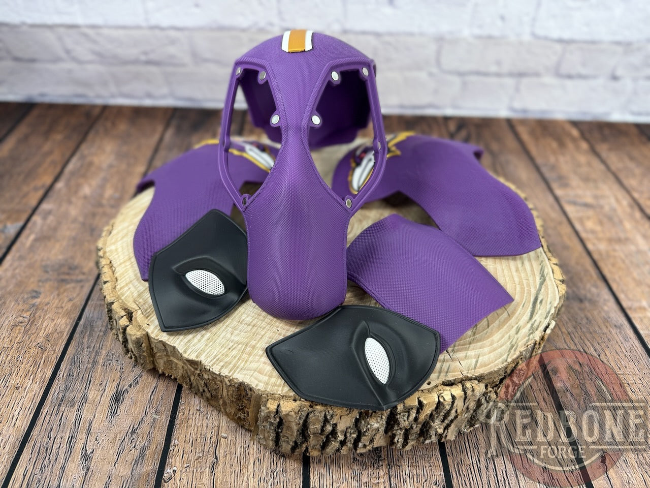 Baltimore-Inspired Purple & Black Masked Mercenary Mask